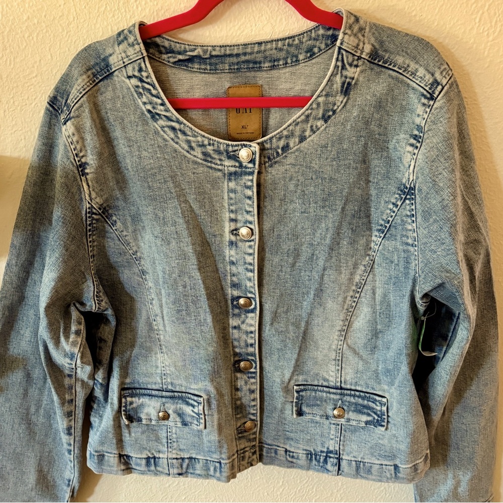 Gap Women’s Lady Style Jean Jacket - XL TALL